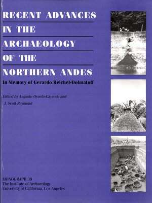 cover image of Recent advances in the Archaeology of the Northern Andes